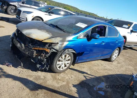 2012 Honda Civic Lx from USA, damaged, VIN 2HGFB2F52CH513058